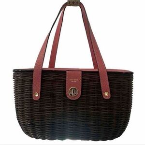 Kate Spade Pink and Brown Tote Bag